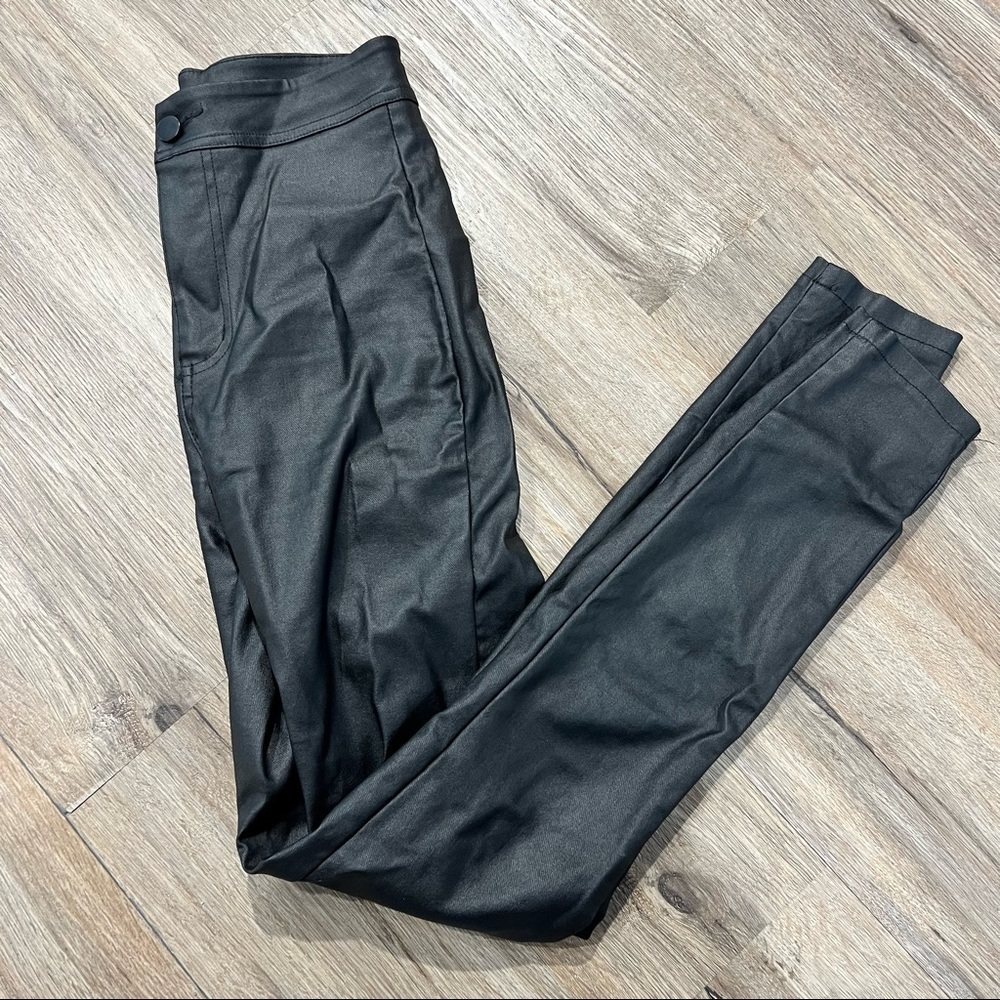 Shein Faux Leather Pants - Picture 3 of 6